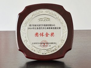 2024年江蘇省汽車行業職業技能競賽團體金獎
